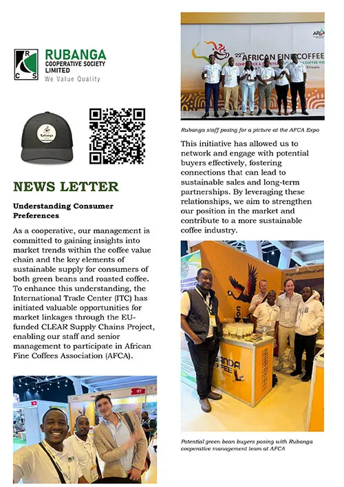 Rubanga newsletter cover